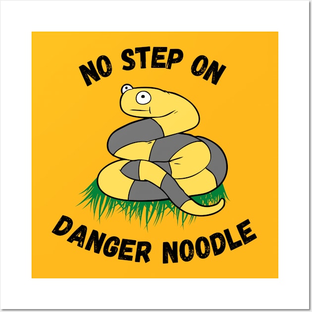 No Step on Danger Noodle Wall Art by Harlan Creations